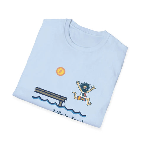 Grateful Dead - Life is dead. Jerry's Playin' At the Lake T-Shirt - StealieShop